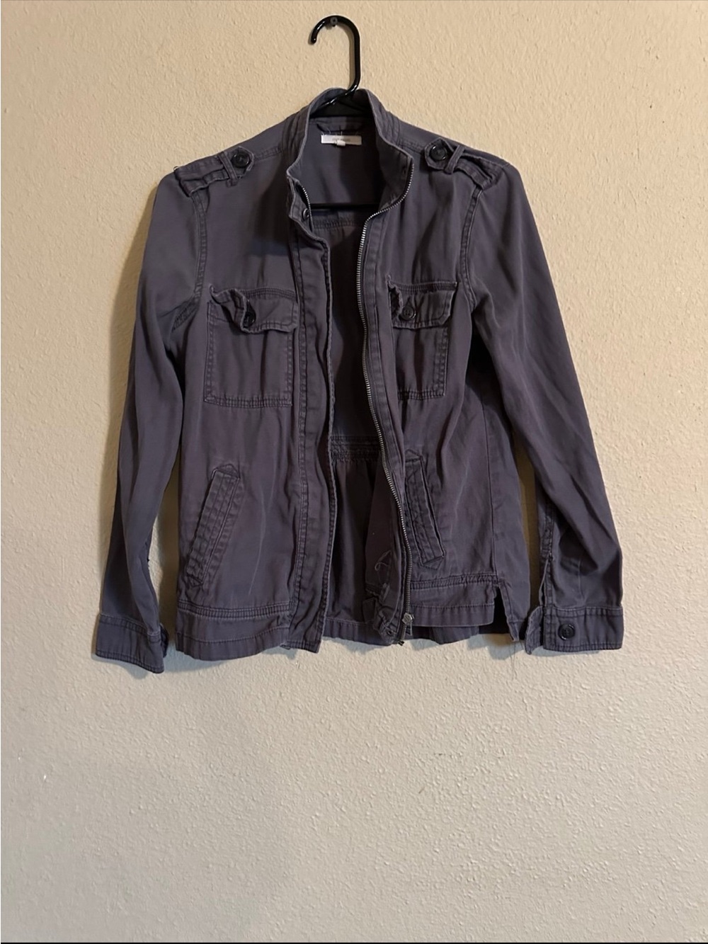 Maurices Women's Utility Jacket in Charcoal